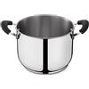 Lagostina Gioiosa Pentola, Acciaio Inox 18/10, Diametro Ø 22 cm, 5.7 Litri, Pentola Induzione, Gas e Forno fino a 250 °C, Finitura Lucida Esterna e Satinata Interna, con maniglie in Bakelite
