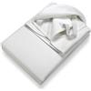 SETEX Molton - Coprimaterasso impermeabile a 2 strati, 140 x 220 cm, in 100% cotone, in gomma angolare, colore: Bianco