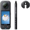 Insta360 X5 Pack Snowboard - Camera Impermeabile 8K 360º, Selfie Stick Invisibile, Superba in Bassa Luce, Obiettivi Sostituibili, Batteria Autonomia 3 ore, Cover Antivento, Stabilizzazione
