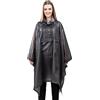 Navaris Poncho Impermeabile Donna Uomo - Mantella Antipioggia con Astuccio Portatile - Giacca Incerata Anti Pioggia da Viaggio - Nero Trasparente