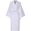 COSDREAMER Costume da kimono giapponese da uomo Yukata kimono giapponese, bianco,large