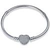 TINSLO Moments-Bracciale Donna Argento 925 Braccialetto Snake Bracciali Gioielli Regalo Natale Compleanno Festa Della Mamma per Moglie Amiche Amica CMB051