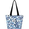 HAWEE Donna Borsa Tote con Zip Grande Borsa a Tracolla Casual Borsa a Mano Moda Borsa a Spalla Impermeabile Borsa della Spesa Leggera Borsetta per Quotidiano Vita Scuola Lavoro Spiaggia
