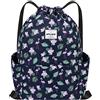 HAWEE Impermeabile Sportivo Zaino con Coulisse Grande Coulisse Borsa da Palestra con Tasca Interna Unisex per Donna Uomo Vita Quotidiana Sport All'aperto Tempo Libero Yoga Scuola Spiaggia Nuoto