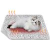 JABNOW Coperta Termica Gatto Tappeto Riscaldante per Cani 50 x 60cm Cuscino Autoriscaldante per Gatti, Cuccia Tappetino Termico per Animali Domestici, Adatto a Gatti Cani di Piccola e Media Taglia, Lavabile