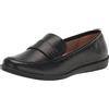 LifeStride Mocassino Nico Donna, Nero, 37.5 EU