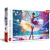 Trefl - Ballerina danzante - Puzzle 1000 pezzi - Puzzle raffigurante una ballerina danzante in un ambiente floreale, per adulti e bambini dai 14 anni in su