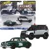 Hot Wheels - Trasporto della squadra di cultura automobilistica premium - Jaguar MK1 (2023 Land Rover Defender 110)/Giocattoli
