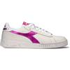 DIADORA GAME LOW WAXED Sneaker donna bianca/fucsia in pelle