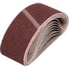 QUARKZMAN 100mm x 610mm Nastri Abrasivi, 10Pz 40 Grana Carta Vetrata per Levigatrice Ossido di Allumina Per Lavorazione Legno, Lucidatura Metalli, Affilatura Coltelli