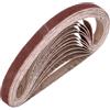 QUARKZMAN 13mm x 406mm Nastri Abrasivi, 18Pz 80 Grana Carta Vetrata per Levigatrice Ossido di Allumina Per Lavorazione Legno, Lucidatura Metalli, Affilatura Coltelli