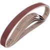 QUARKZMAN 25mm x 762mm Nastri Abrasivi, 5Pz 80 Grana Carta Vetrata per Levigatrice Ossido di Allumina Per Lavorazione Legno, Lucidatura Metalli, Affilatura Coltelli