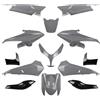 One By Camamoto Kit Set Carene Complete Plastiche Per Yamaha T-Max 500 Anno 2008-2009-2010-2011 In ABS 13Pz Colore Nardo Gray/Grigio Finanza