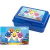 United Labels Baby Shark - Porta Cibo, Contenitore per il pranzo, con scomparti separabili, per il pranzo, da viaggio