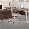 BesWin Tappetino per sedia da ufficio per pavimenti in moquette a pelo basso, 90 x 120 cm, in PVC, antiscivolo, a punta, resistente, impermeabile, facile scorrimento