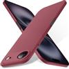 Bastmei Cover per iPhone Air, Ultraleggero Ultrasottile Antiscivolo AntiGraffio Protezione della Telecamera, PC Rigido Smerigliato Cover per iPhone 17 Air 6.55 2025 (Vino Rosso)
