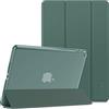 EasyAcc Custodia Cover Compatibile con iPad 9 Generazione/iPad 10.2 2021 2020 2019 / iPad 8. 7. Generazione, Cover Posteriore Opaca Ultra Sottile Traslucida con Funzione Auto Wake Up/Sleep, Verde