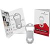 ROMINOX Articolo regalo: Rominox Shop Tool // Allrounder - 8 funzioni, carrello della spesa con funzioni aggiuntive, chiave in acciaio inox, strumento multifunzione, con descrizione funzione inclusa