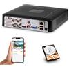 TOWODE DVR di Sorveglianza 4 Canali CCTV con Hard Disk da 500 GB, Registratore Video 4CH 5MP H.265+ per Telecamere Analogiche/XVI/AHD/TVI/IP, DVR per Sistemi di Sicurezza Domestici, App Mobile e PC