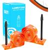 CDDCWZ Confezione da 2 camere d'aria in TPU per bicicletta da corsa 700x18-32c, camera d'aria in TPU per bicicletta 700C x 23C/25C/28C/30C/32C, valvola Presta (65 mm)