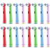 MeetSmile 16 pezzi di testine di ricambio per bambini compatibili con lo spazzolino elettrico Oral B Kids, setole ultra morbide