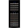 Datron Cantinetta vino 73 bottiglie Design, Doppia temperatura, Libera installazione, Ventilazione interna, Luci LED, Tecnologia Compressore, Alte prestazioni, per tutti i tipi di vino