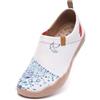 UIN Scarpe Espadrillas Donna Casual Slip on Mocassini Basse Shoes Colorate in Tela Dipinta a Mano,EU42