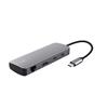 Trust - Dalyx 8-in-1 Multiport Adapter-grey