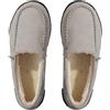 Generisch Mocassini da donna in pelle scamosciata, scarpe basse, slip-on con calda imbottitura, punta rotonda, stile casual, singolo, per il tempo libero, grigio., 38 EU