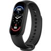 Generic M6 Orologio Intelligente Orologio Fitness Frequenza Cardiaca Monitor Sonno Smartwatch 0.96 pollice Schermo a Colori IP67 Impermeabile Braccialetto Sportivo