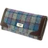 Glen Appin Harris Tweed LB2000 - Borsetta pieghevole da donna, colore: blu e grigio
