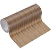 PATIKIL Pellicole Adesive Legno Autoadesivo 4,57M x 15cm Carta Adesiva per Mobili Legno Riparazione Pellicola Autoadesiva Effetto per Pavimenti Porte Tavoli Armadi, Quercia Marrone Scuro