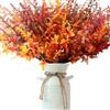 Avagiaforu 10 Fiori Finti Autunnali, Fiori Artificiali Autunnali da Esterno, Fasci di Fiori Artificiali Autunnali, Rami Autunnali, Fiori Secchi Addobbi Autunno, per Casa, Giardino, Finestre, Ringraziamento