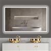 baklon Cornice singola Specchio da Bagno con Luce 120 x 70 cm, Specchio Bagno LED con Antiappannamento, 3 Colori Luce, Dimmerabile, Funzione Memoria, IP65, Vetro Temperato