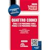 La Tribuna Quattro codici. Civile e di procedura civile. Penale e di procedura penale. Pocket 1/2025