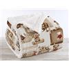 IlGruppone Il Gruppone Passione Casa Coperta Plaid in Pile Sherpa Invernale, Morbida e Calda, Pelosa in Finta Pelliccia Singola Matrimoniale Doppio Lato- Orsetti - Plaid 130x160
