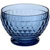 Villeroy & Boch Boston Coloured Coppetta, Vetro Cristallo, Blu, 114 x 114 x 8.1 cm