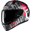 HJC Casco C10 FOP Rosso Nero HJC