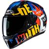 HJC Casco C10 FOP Blu Giallo HJC