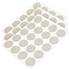 Adsamm® / 60 x copriforo autoadesivi ultrasottili / trama / Ø 13 mm / tondi / cover adesivi per mobili e superfici / adesivi coprivite per arredi Adsamm® Quality
