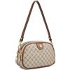 LAORENTOU Borsa a tracolla piccola in pelle vegana per le donne, borse a secchiello da donna borsa a tracolla a scacchi borsa da donna, 03 marrone.