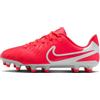 NIKE Jr. Tiempo Legend 10 Club, Scarpe da Ginnastica Unisex-Adulto, Hot Lava/White, 35 EU