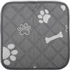 CAPASTEC Guinea Pig Cage Liners, Stampa per Ossa Lettiera per Porcellini d'India, Lettiera Assorbente Impermeabile per Porcellini d'India Antiscivolo per Conigli, Criceti, Cincillà, Grigio
