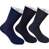 Infinity 12 PAIA CALZE CORTE UOMO SENZA ELASTICO SANITARIE IN PURO CALDO COTONE SOFT 100% 40-46 (Bianco Alto)