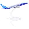 QIYUMOKE Boeing 787 Prototipo 1/400 Modello di aeroplano in metallo pressofuso con supporto Modello di aereo in lega Display Kit modello da collezione per regalo per gli appassionati di aviazione