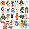 TOGETDREAM 24 Pezzi Brainrot Italiano Figure, Tralalero Tralala Giocattolo 3D Printed Italian Brainrot Animals Giocattolo Animali divertenti Personaggi Brainrot Decorazione da Scrivania per Collezione Bambini