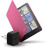 Amazon Kindle Colorsoft 16 GB + Custodia in tessuto rosa lampone + Caricatore da 9 W