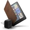 Amazon Kindle Colorsoft 16 GB + Custodia in pelle di prima qualità color caffè + Caricatore da 9 W