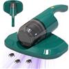 HoveeLuty Aspirapolvere da Letto USB Senza Fili Pulisci Materassi Potente Pulizia Profonda Aspirapolvere Portatile con Forte Aspirazione Tazza Lavabile per La Polvere per Divano Tappeto Verde Scuro Aspirapolver