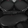 GIANT PANDA Coprisedili auto in 3 pezzi in lino con imbottitura anteriore + rivestimento posteriore universale per il 90% dei veicoli (SUV/berlina), design comodo per una guida confortevole (3 pezzi